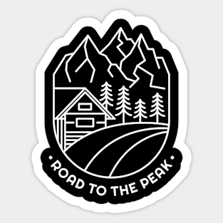 Road to The Peak 2 Sticker